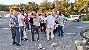 Kahramanmaraş’ta otomobille motosiklet çarpıştı: 2 ağır yaralı 