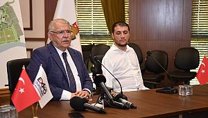 Başkan Mahçiçek, Dünya ve Avrupa Şampiyonu Beytullah Eroğlu ile bir araya geldi