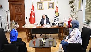 Başkan Mahçiçek, “Sevilay kızımız, hem ülkemiz hem de Kahramanmaraş’ımız için önemli bir değer” 