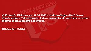 Elbistanspor, kongreye gidiyor