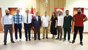 Rektör Can, Bayramda Hasta ve Yakınlarını Yalnız Bırakmadı