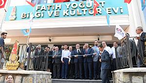 Başkan Mahçiçek’in vefa örneği ‘Fatih Yoğurt Bilgi ve Kültür Evi’ hizmete açıldı