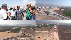 Dulkadiroğlu - Çağlayancerit Yolunda İlk Kazma Vuruldu