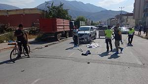 Elbistan’da kamyonetle çarpışan motosiklet sürücüsü öldü