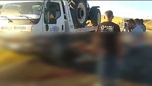 Kahramanmaraş’ta çekici koyun sürüsüne çarptı
