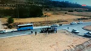 Kahramanmaraş’ta kaza anı Mobesede