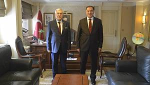 Rektör Can, Kamu Başdenetçisi Şeref Malkoç’u Ziyaret Etti