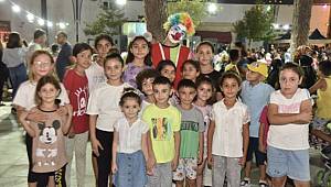 Türkoğlu eğlenceye doydu, Çocuklar Başkan Okumuş’a teşekkür etti 
