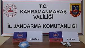 Yol uygulamasında üzerinde uyuşturucu bulundu tutuklandı..
