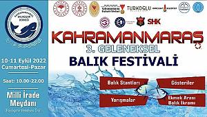 3. Geleneksel Balık Festivalimiz 10 Eylül Başlıyor
