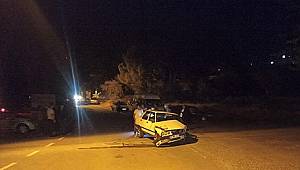 Kahramanmaraş’ta iki otomobil çarpıştı: 4 yaralı ..
