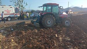 Kahramanmaraş’ta otomobil ile traktör çarpıştı: 1 ölü 1 yaralı