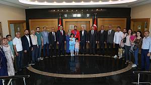 Milli güreşçimiz hemşehrimiz Burhan Akbudak’ı misafir ettik