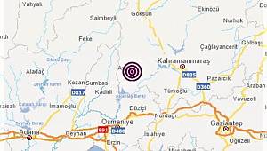 Andırın’da 3.8 şiddetinde deprem ..