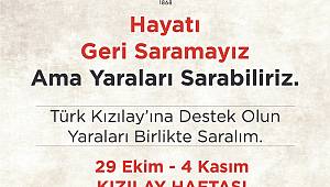 Başkan Mahçiçek: “Kızılay Haftası’nı kutluyor, herkesi kan bağışı yaparak hayat kurtarmaya davet ediyorum” 