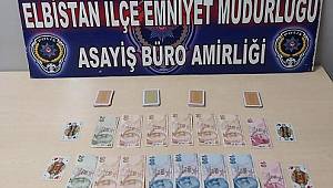 Elbistan’da kumar operasyonu..