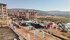 Kahramanmaraş’ta TOKİ sosyal konut projesi temeli atıldı..