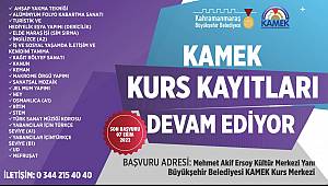KAMEK Kurs Kayıtları Devam Ediyor