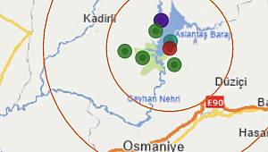 Osmaniye’de ki 5.1 şiddetindeki deprem Kahramanmaraş’ta hissedildi