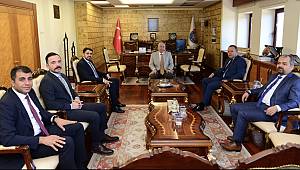 Rektör Yasım’a Kahramanmaraş Kurum İl Müdürlerinden Ziyaret