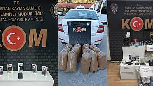 100 kilogram kıyılmış tütün ele geçirildi