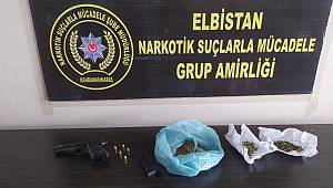Elbistan’da uyuşturucudan 2 kişi yakalandı