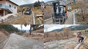 Göksun Kırsalına 14 Bin Metrekare Kilit Parke Kazandırıyor