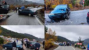 Kahramanmaraş’ta iki otomobil çarpıştı: 4 yaralı