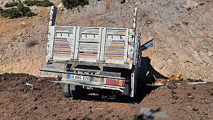 Kahramanmaraş’ta kamyon takla attı: 3 yaralı