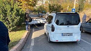 Kahramanmaraş’ta otomobil takla attı