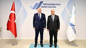 Rektör Yasım, YÖKAK Başkanı Muhsin Kar’ı Ziyaret Etti