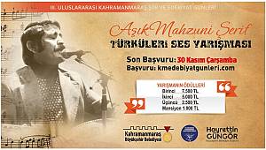 Âşık Mahzuni Şerif Türküleri Ses Yarışması’nda Başvuru Süresi Uzatıldı