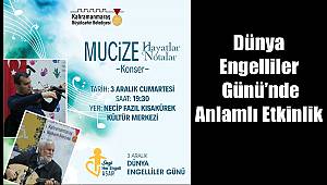 Dünya Engelliler Günü’nde Anlamlı Etkinlik