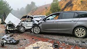 Kahramanmaraş’ta iki otomobil çarpıştı: 1 yaralı