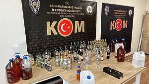 Kahramanmaraş’ta sahte alkol imalathanesine baskın