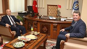 Başkan Okumuş’tan Rektör Bakan’a “Hayırlı Olsun” Ziyareti