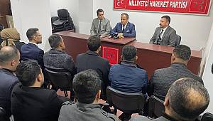 Kahramanmaraş Ülkü Ocakları’ndan MHP İl Başkanı Vahit Demiröz’e tebrik ziyareti 
