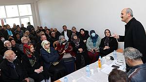 Başkan Okay, TOKİ Konutlarında yaşayan vatandaşlarla bir araya geldi