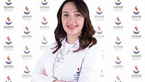Uzm. Klinik Psikolog Kübra Demirkesen, SANKO Üniversitesi Hastanesi'nde..