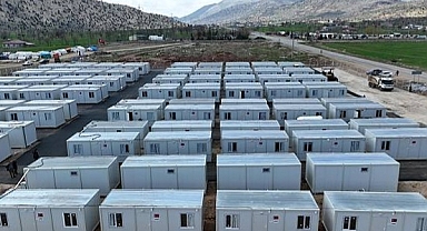 Nurhak'ta Konteyner Kentin Alt ve Üstyapısı Tamamlanıyor