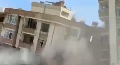 Kahramanmaraş'ta kontrolsüz yıkım sağlam binayı da yıktı..