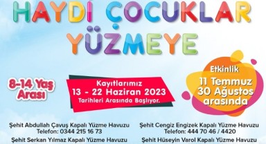 Onikişubat Belediyesi yaz yüzme kurslarına kayıtlar başlıyor.