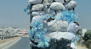 Kahramanmaraş’ta aşırı yüklü kamyon korkuttu