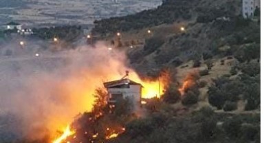 Kahramanmaraş’ta yangın kontrol altına alındı..