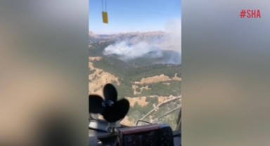 Andırın' da ki Orman Yangınına Müdahale Sürüyor