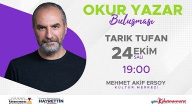 Tarık Tufan, Edebiyatseverlerle Buluşmaya Geliyor