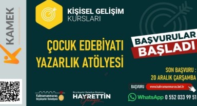 Büyükşehir’in Çocuk Edebiyatı Yazarlık Atölyesi’nde Başvurular Başladı!