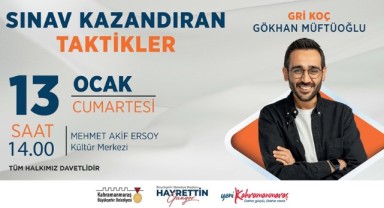 Gri Koç, Gençlere Sınav Kazandıran Taktikleri Anlatacak