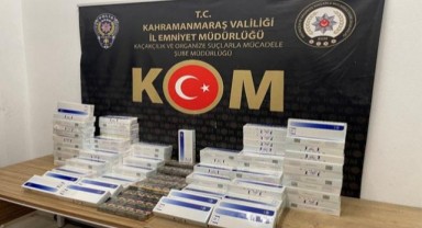 Kahramanmaraş’ta kaçakçılık operasyonu: 2 gözaltı