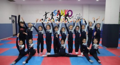 SANKO Okulları Öğrencilerinin Jimnastik Başarısı
